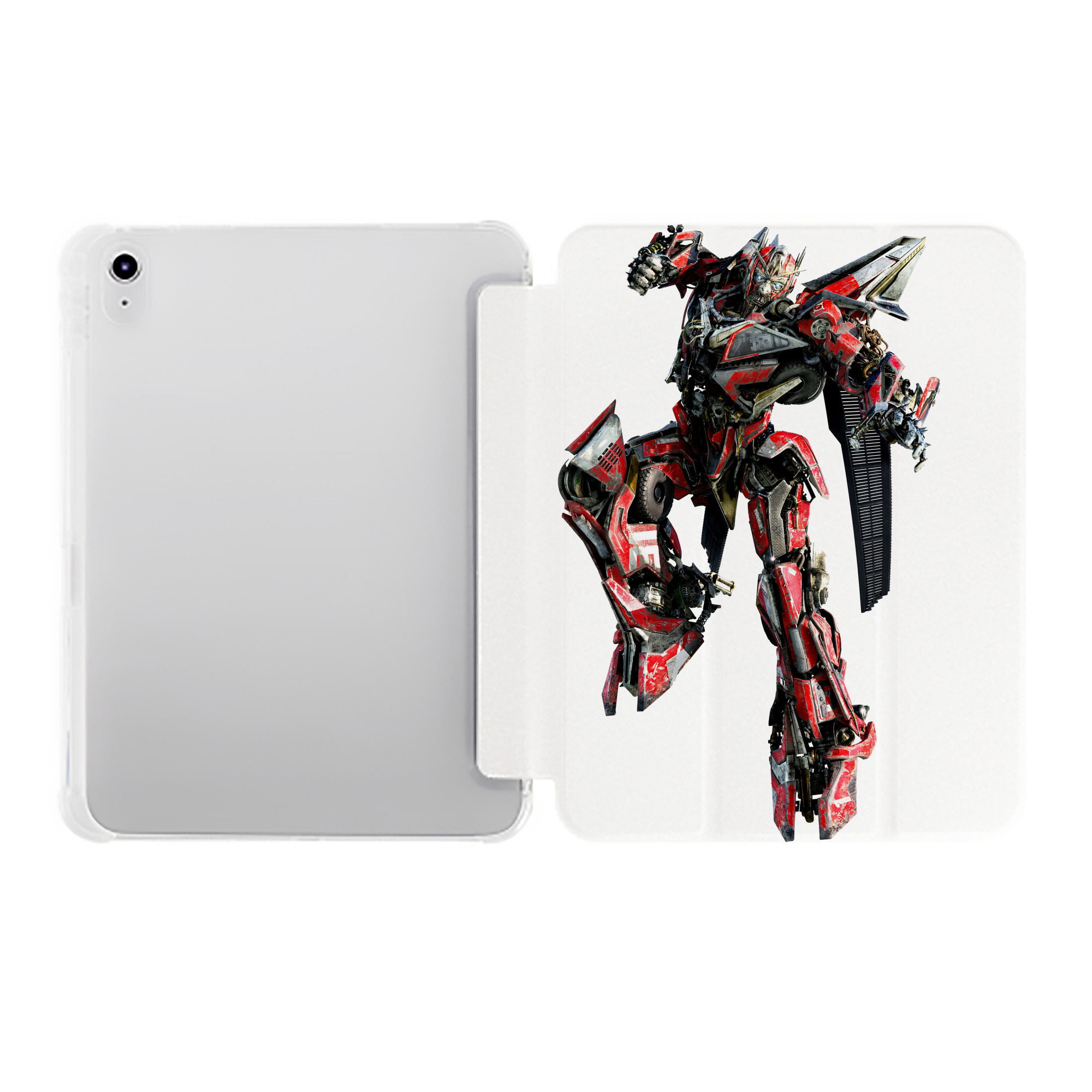 （画像用）  IPad ケース ペン収納付き 三つ折りスタンド PUレザー×シリコン 対応機種9.5/10.5/10.9インチ